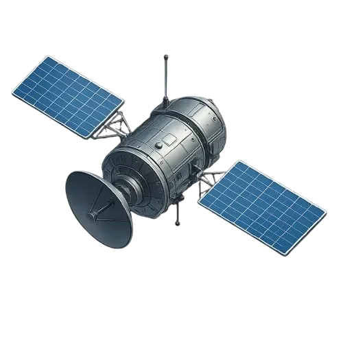 Satellite in space